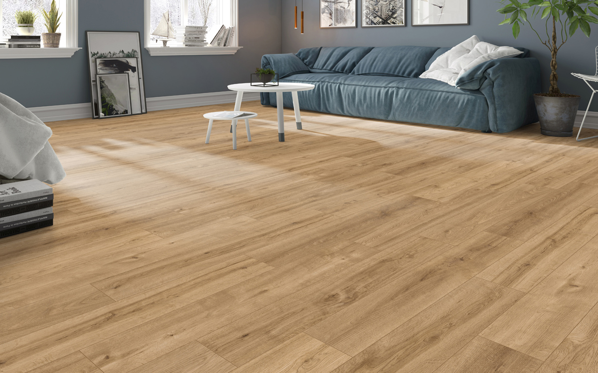 Ceramin PVC-free flooring - Brunswick room scene