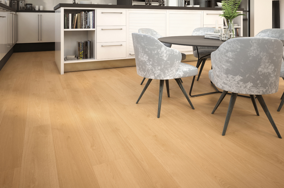 Ceramin PVC-free flooring - Seaforth room scene